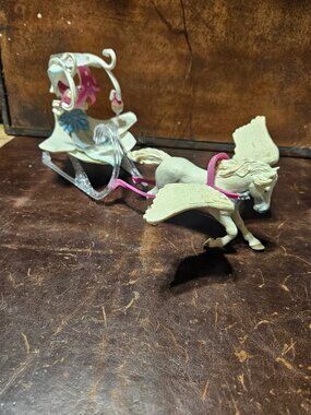 Schleich or Papo Fairy Sled with pegasus